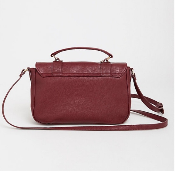 Burgandy Satchel Bag - Picture 2 of 3